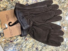 Timberland brown suede gloves -- Mens' L -- brand new with tags