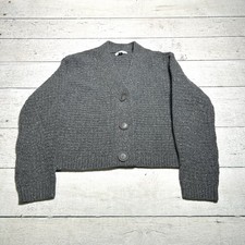 Universal Thread Women  s Dark Gray Button Down Cardigan. Size XS.