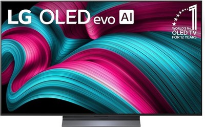 LG 55-Inch Class OLED evo AI 4K C5 Series Smart TV w/Dolby Atmos, Dolby Vision