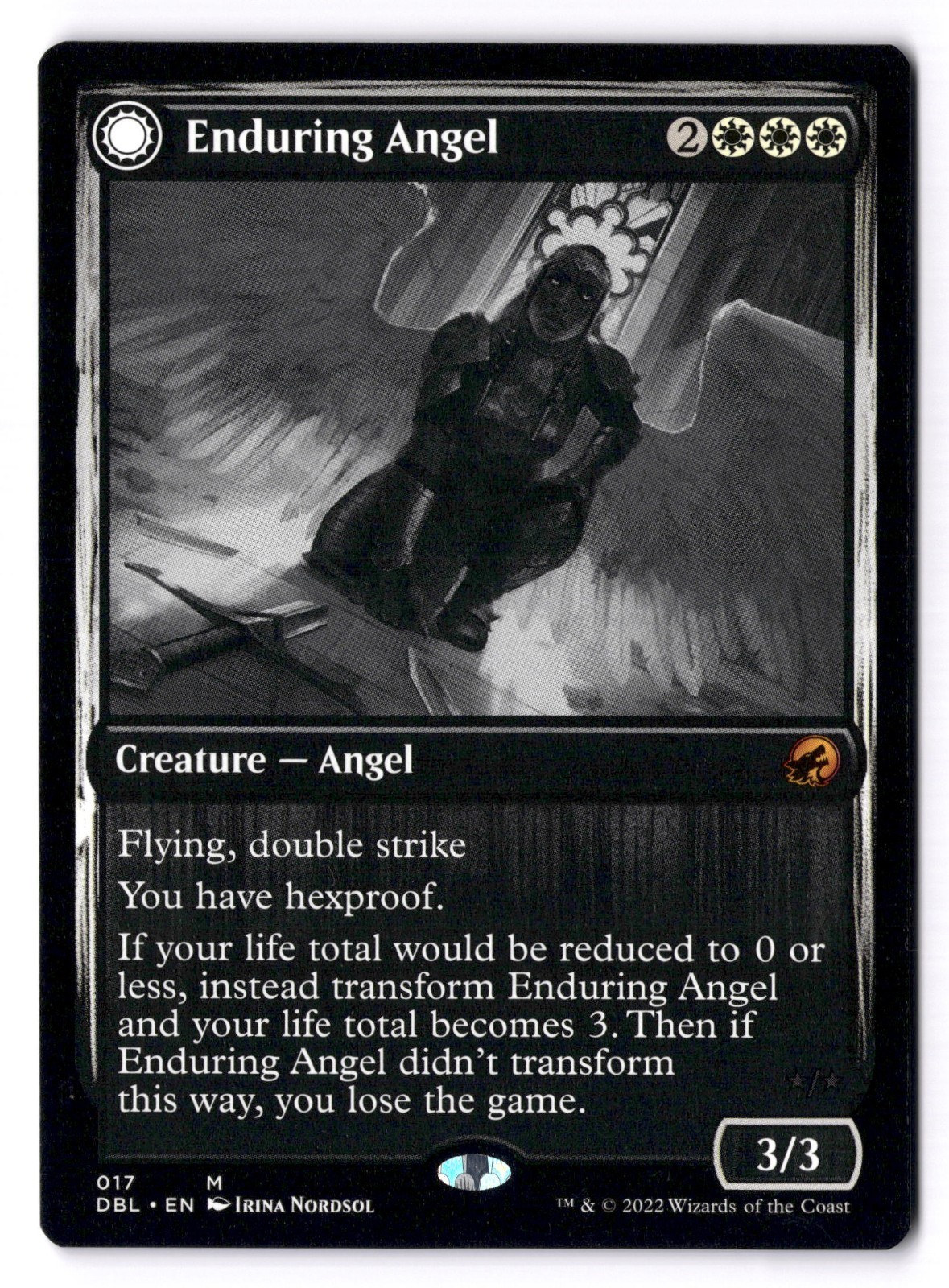 Enduring Angel NM* Innistrad Double Feature ENGLISH 017 mtg -UnltdCards