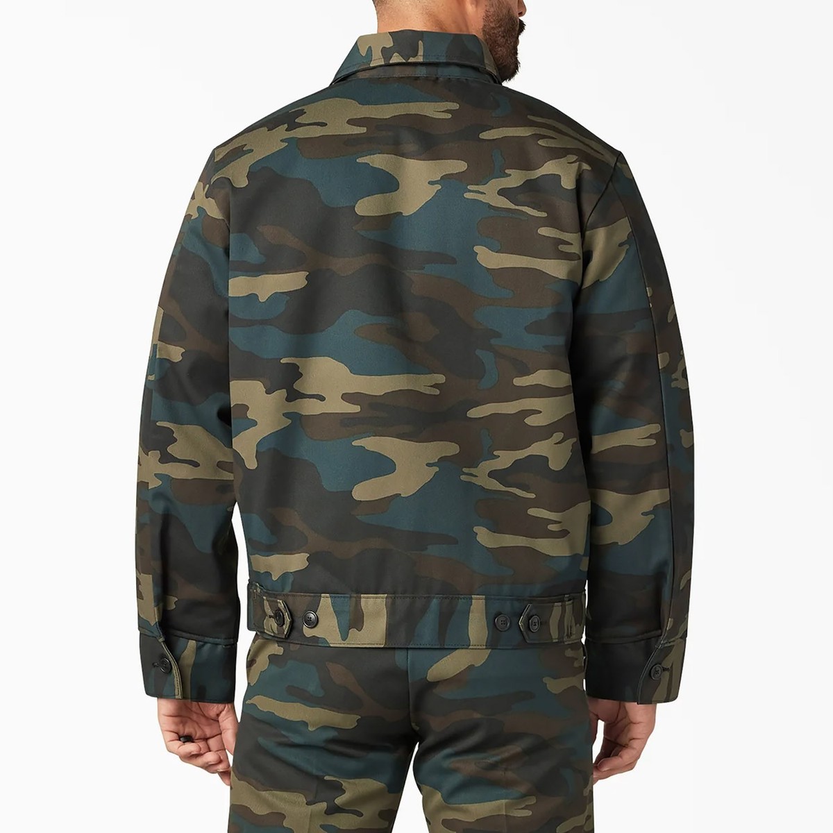 Dickies Men's TJ15 Insulated Lined Quilted Eisenhower Zip Up Work