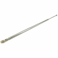 1x SMA Male Connector Telescopic Aerial Antenna TV Radio DAB AM/FM UNBAL US