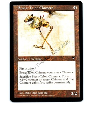 Brass-Talon Chimera #142 Uncommon Visions MTG NP Near Mint or Better