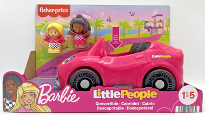 Fisher-Price HJN53 Little People Barbie Cabrio mit 2 Figuren Sound Auto Neu OVP