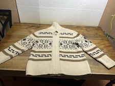 Pendleton Westerly Big Lebowski Lamps Wool Dude Sweater Cardigan Large