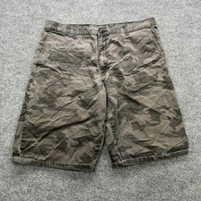 Genuine Dickies GR790CKC Shorts Mens 38 Gray Camo 11in Inseam Workwear