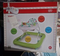 Chad Valley Baby Walker 6m+ Adjustable Height Interactive Toys Removable Seat