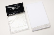 NEW 150 RALPH LAUREN King Pillow Sham "Spencer Cable Embellishment" Flax/White