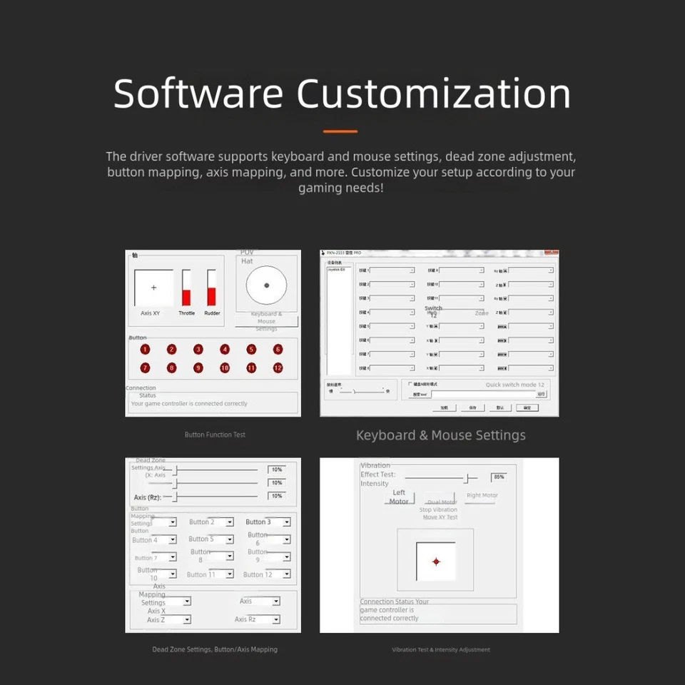 Flight Simulator Joystick Controller for PC Designed for Flight Simulation - Image 3 of 4