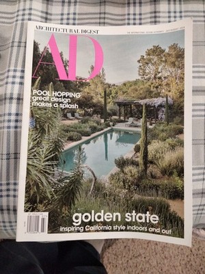 Architectural Digest Magazine Pool Design California Style Indoors and Out 2024