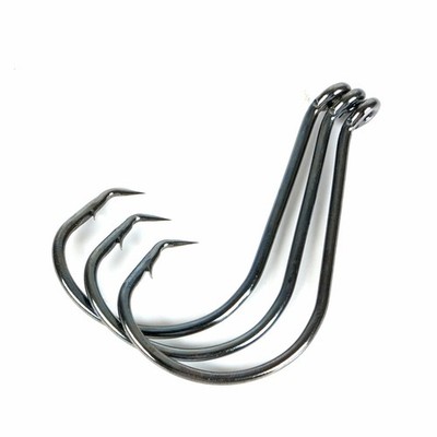 100pcs 2X Strong Octopus Offset Circle Fishing Hooks Bass Catfish Saltwater Hook