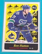 2015-16 O-Pee-Chee Update Retro #U19 Ben Hutton Canucks HOCKEY Card B9