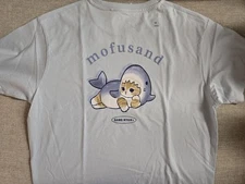 Mofusand Women Cat Shark & Navy Seal T-Shirt Uniqlo Women US Size