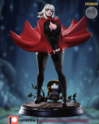 Hornet, Hollow Knight: Silksong, sexy Pin Up, Figur, 3D Druck, Statue, UNBEMALT