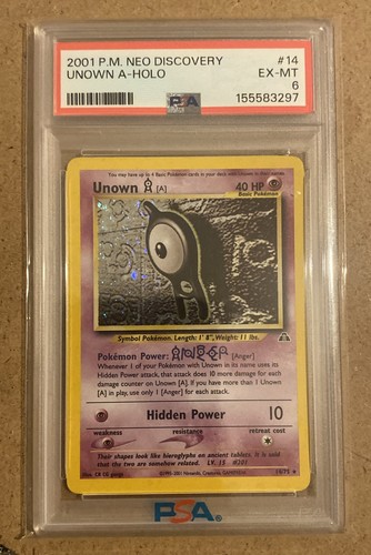 Unown [A] (Unlimited) graded PSA 6 for sale on eBay