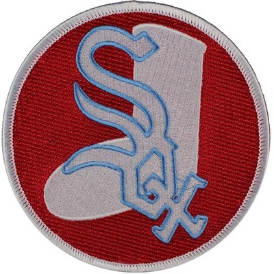 Chicago White Sox Red Round Sleeve Patch (1972) Alternate Jersey Logo Emblem MLB