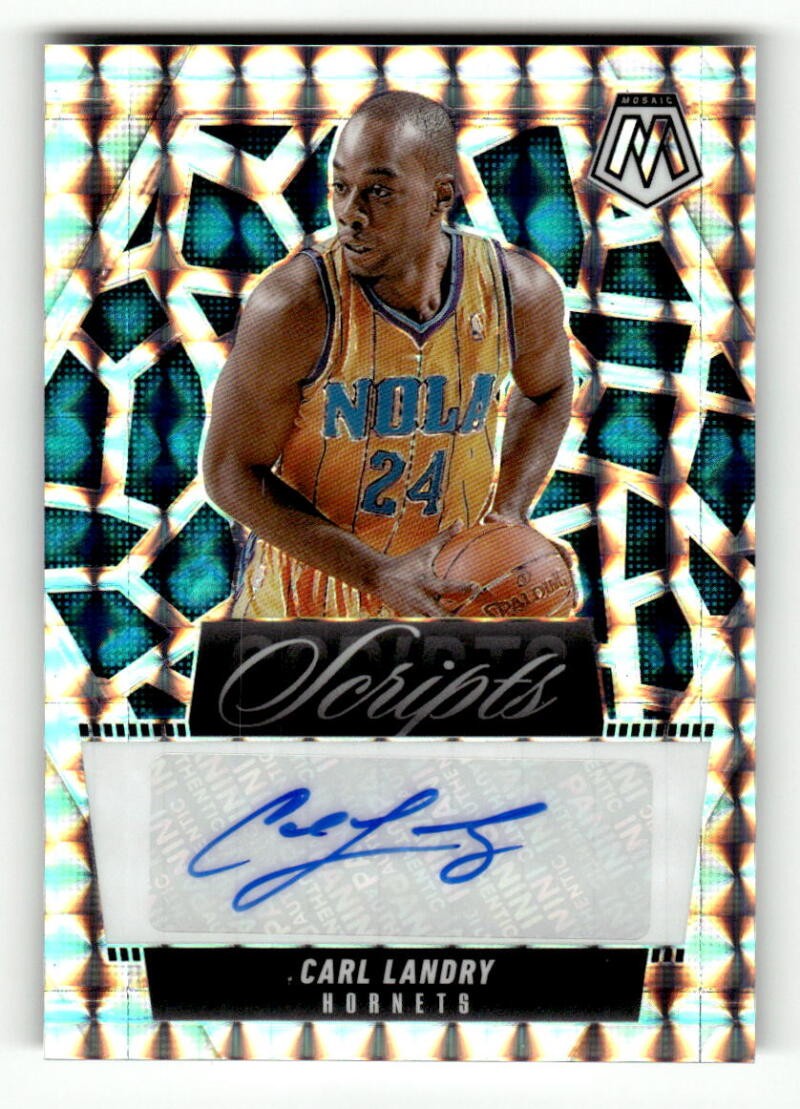 2024-25 Panini Mosaic Scripts #MS-CLN Carl Landry AUTO Autograph