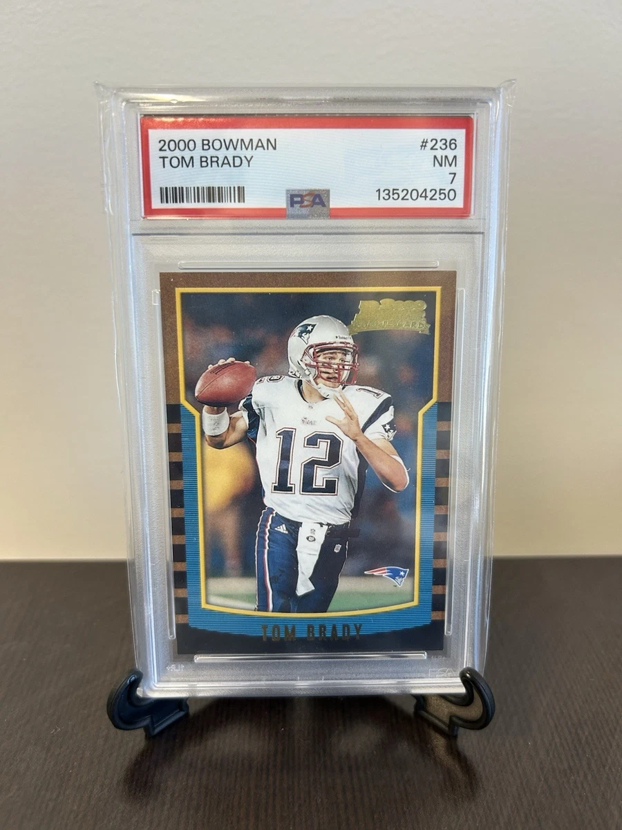 Bowman Tom Brady Football New England Patriots Sports Trading