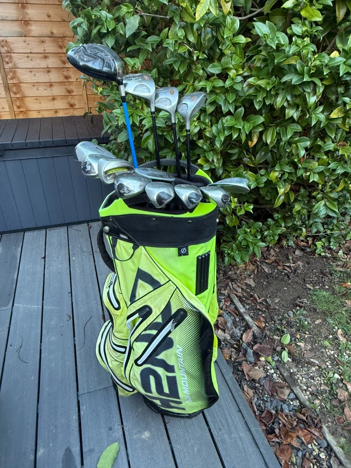 STARTER SET OF MENS RIGHT HANDED CLUBS.  SLAZENGER / CALLAWAY / SUN MOUNTAIN - Image 2 of 4