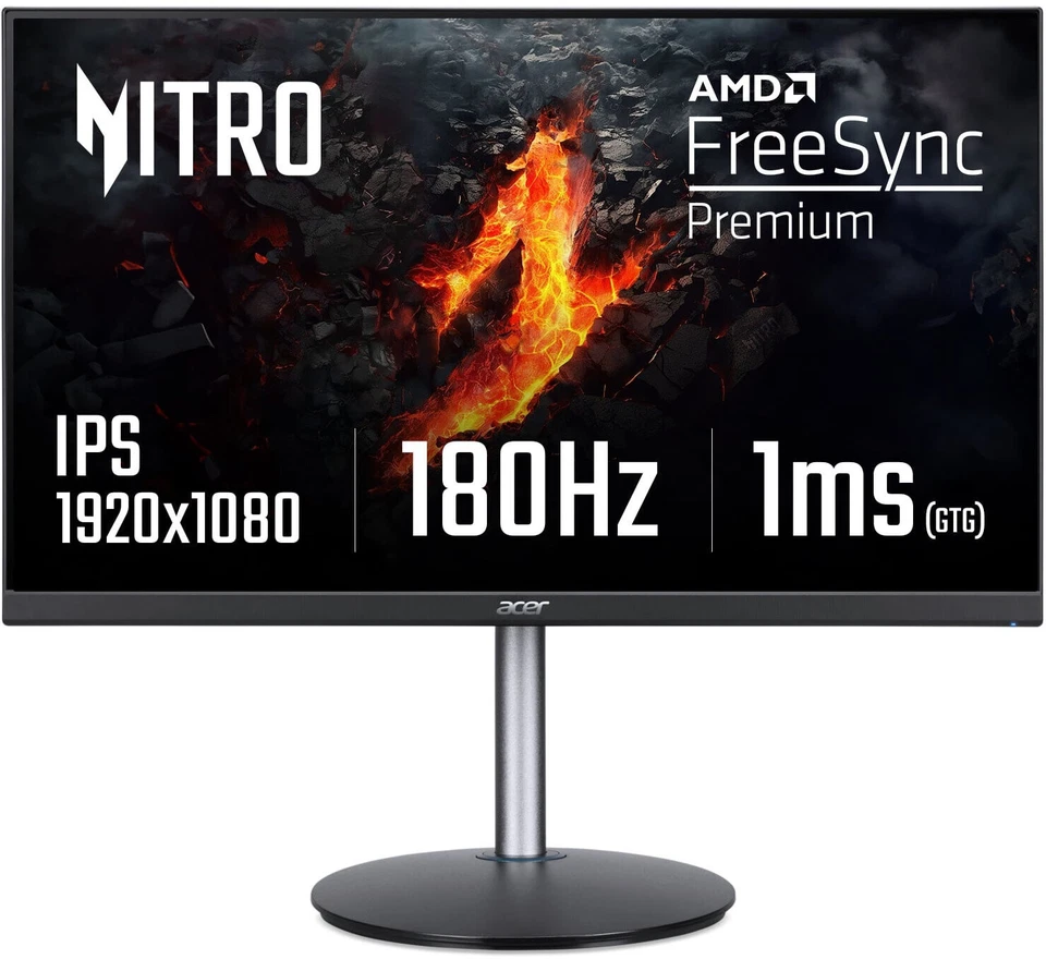 Acer Nitro XF273M3bmiiprx 180Hz Gaming 27" FHD 1ms HDR10 FreeSync Premium Pivot