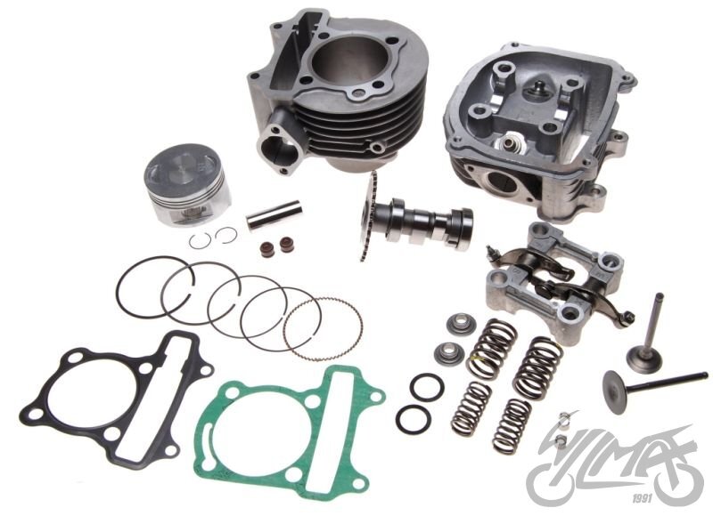 Cylindre 150 cc 4T culasse 57.4mm pour réparation de moteur GY6 et scooter