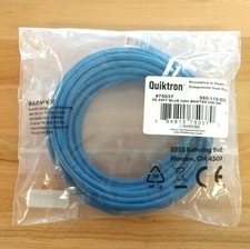 NEW QuikTron Cat5e 25FT Patch Cable, Blue