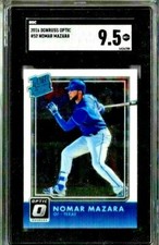 2016 Donruss Optic Nomar Mazara SGC 9.5