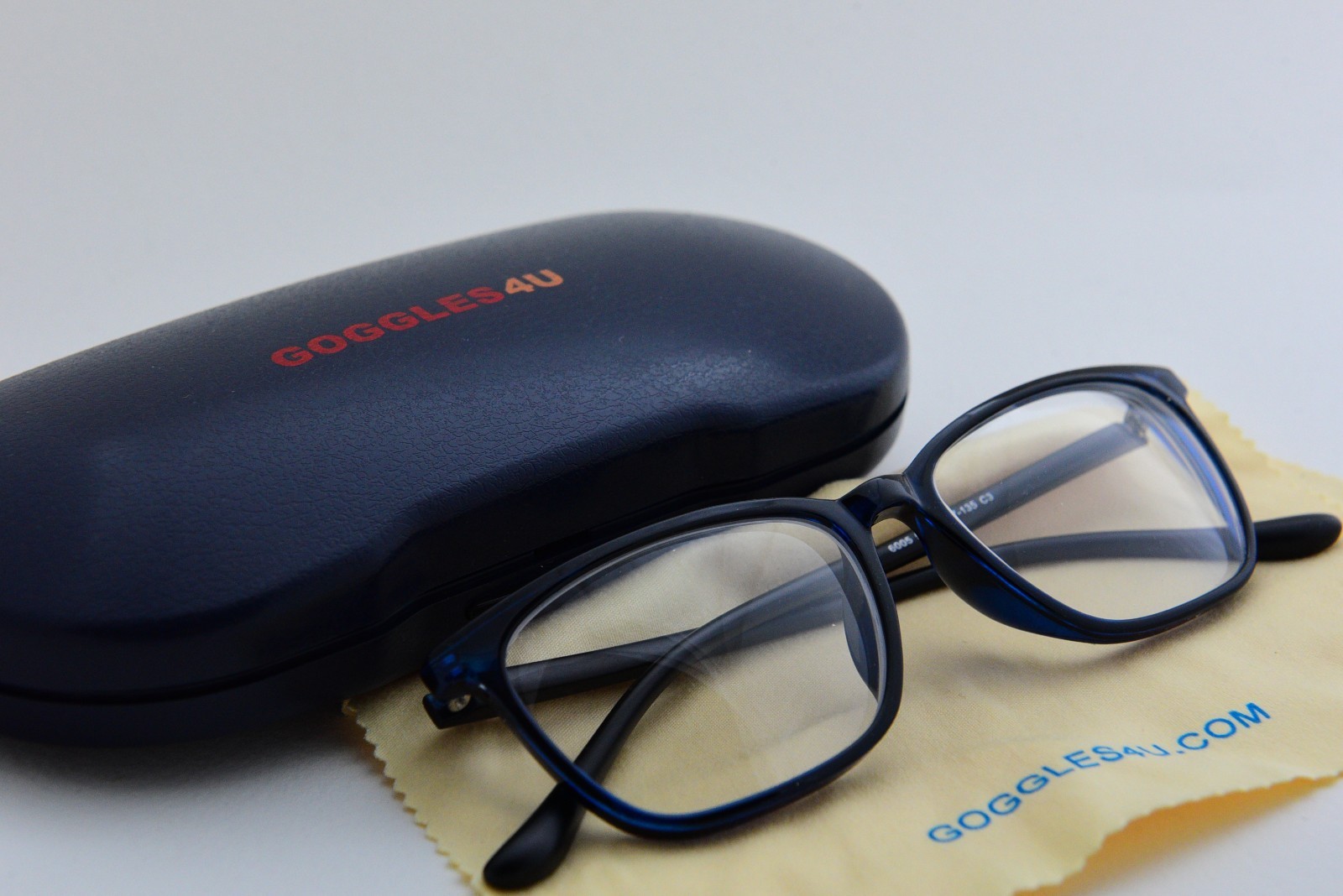 GOGGLES4U 6005 ULTRA THIN LIGHT SQUARE EYEGLASS FRAMES 5017135 BLACK