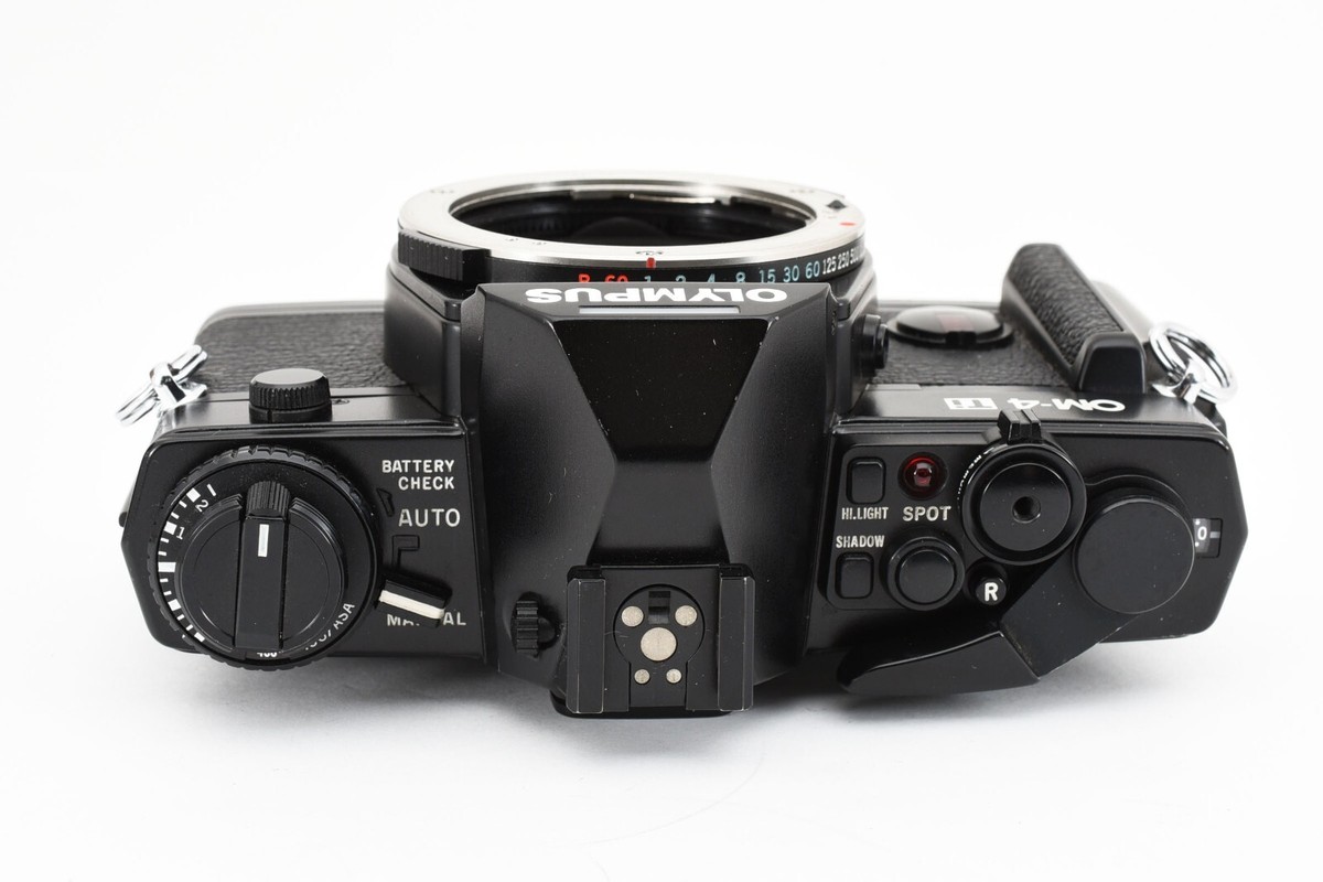 N MINT] Late model Olympus OM-4 Ti OM4 Black 35mm SLR Film Camera