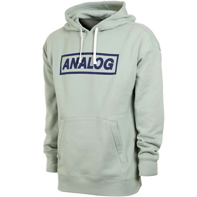 ANALOG by BURTON Mens 2019 Snowboard Snow Crux Pullover Hoodie Aqua  Gray