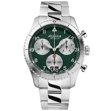 Alpina AL-372GRS4S26B Store Display 9.7 out of 10 Men's Startimer Pilot Green