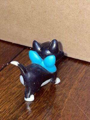 Disney Figaro Cat Blue Bow Minnie Mouse Pet 1.5