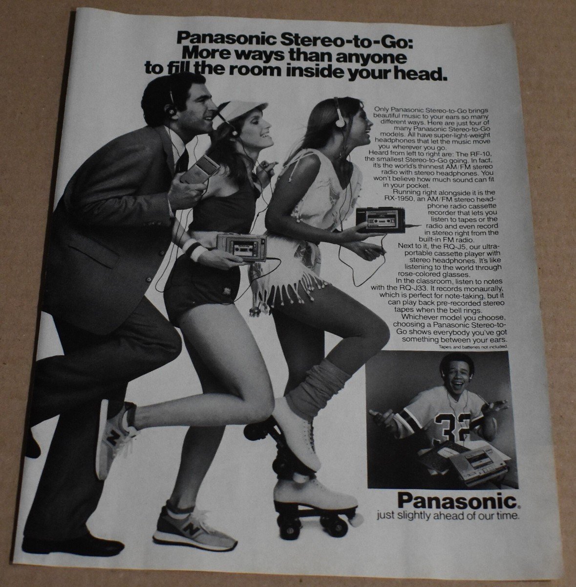 1981 Print Ad Panasonic just slightly ahead of our time Stereo to