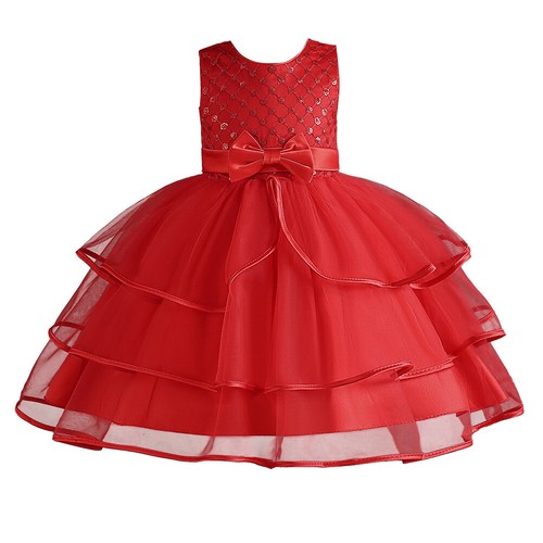 Wedding Flower Girls Dress Kids Performance Princess Dress For Birthdays Party - Picture 23 of 40