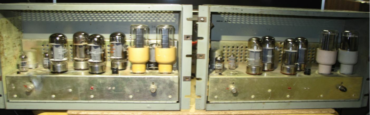 Pair of Stromberg Carlson AP-80 Mono Block 6550 tubes Power 