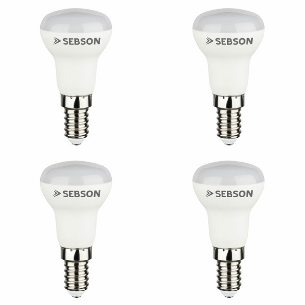 4X Led Lampen E14 R39 3W Warmweiss RA97 Flimmerfrei 230V Led Leuchtmittel Sebson-image