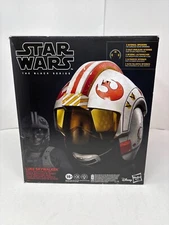 Star Wars Black Series Luke Skywalker Battle Simulation Helmet Tested & Working!