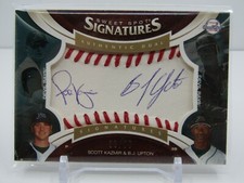 KAZMIR/ UPTON 2006 UD SWEET SPOT SIGNATURES DUAL AUTOGRAPH AUTO #3/55- BLUE JAYS