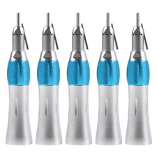 5pcs Dental Surgical Straight Handpiece 1:1 Nose Cone External Irrigation Pipe