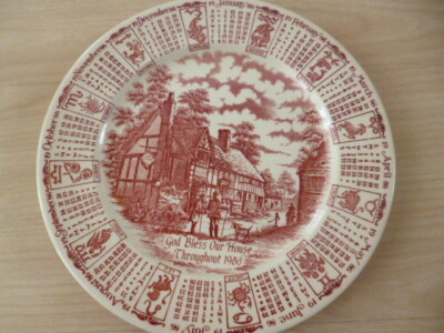 Sammelteller God Bless Our House Throughout 1986 Kalender Sternzeichen IRONSTONE