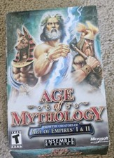 Age Of Mythology PC Game 2 CDs Microsoft 2002 w/ Original Box Manual Product Key