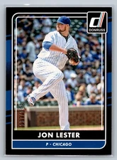2016 Donruss #125 Jon Lester Black Border #/199