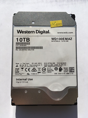 WESTERN DIGITAL 10TB WD100EMAZ 5.4K 6Gb/s 3.5