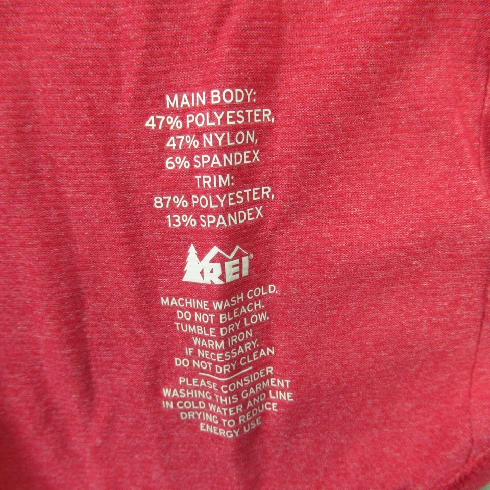 REI 背心上衣女式中号无袖轻便弹力锻炼粉色 — 第 4/4 张图片