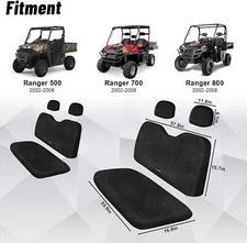 Waterproof Bench Seat Cover Protector for Polaris Ranger 500 700 800 2002-2008