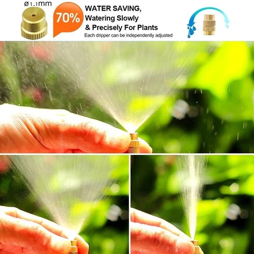 Kit pompaggio acqua elettrico USB 5V sistema di irrigazione nebbia con irrigatore rame - Foto 5 di 14