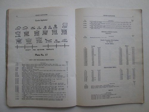 1935 Oliver Farm Equipment Parts Price List for Grain Drills No. 26 and No. 26-A - Picture 14 of 19