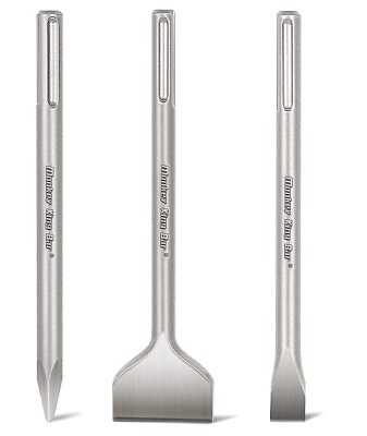 -Sds Max Bits 12INCH -Sds Max Chisel Bit- 3Pcs Rotary Hammer Drill Chisel Bits S
