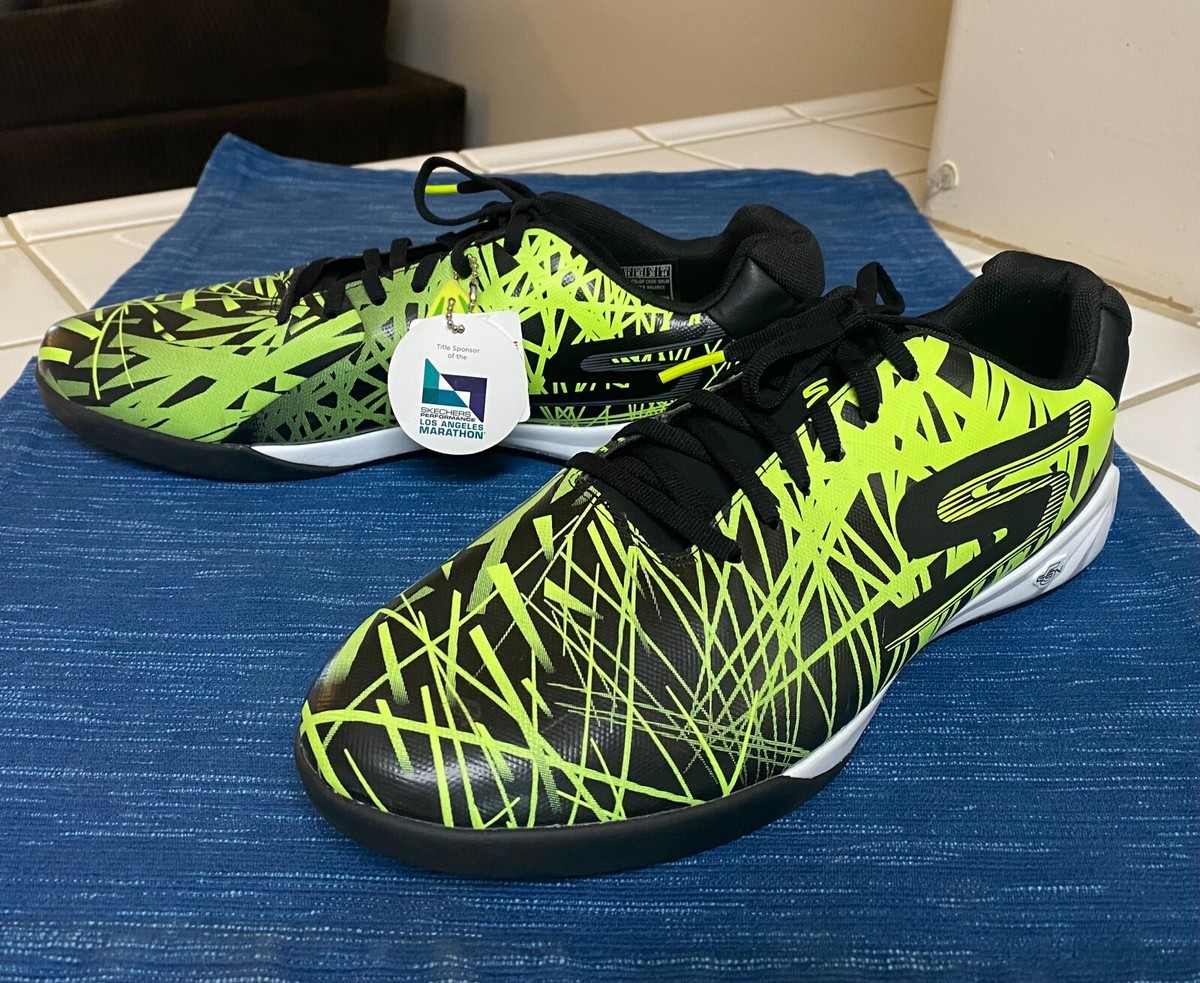 NEW Skechers Leverage Powerplay Neon Green Indoor Soccer  display picture 3