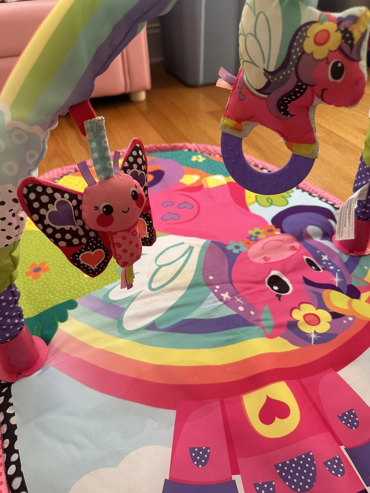 Infantino Explore & Store 3 en 1 Actividad Gimnasio 'Diseño Unicornio' Portátil Plegable Foto 4 de 4